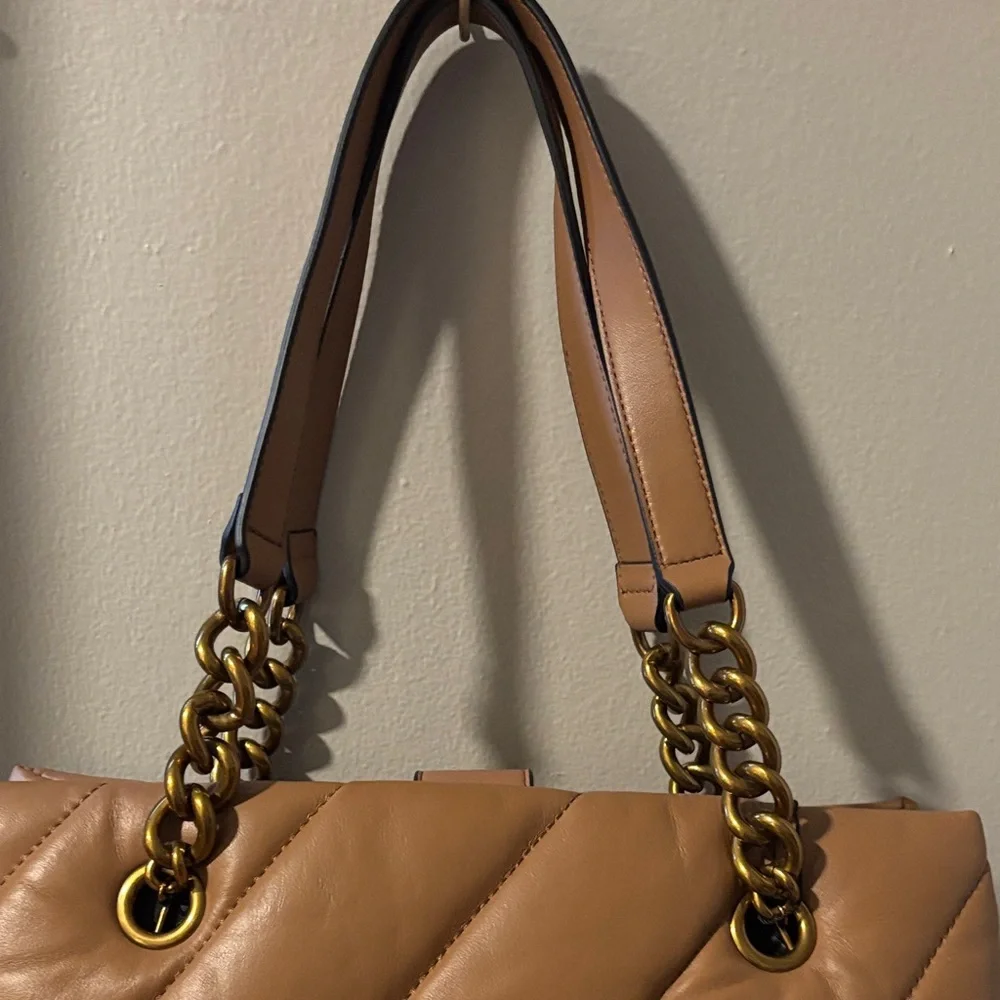 Kurt Geiger NWT Camel SoHo Shoulder Bag - Picture 6 of 13